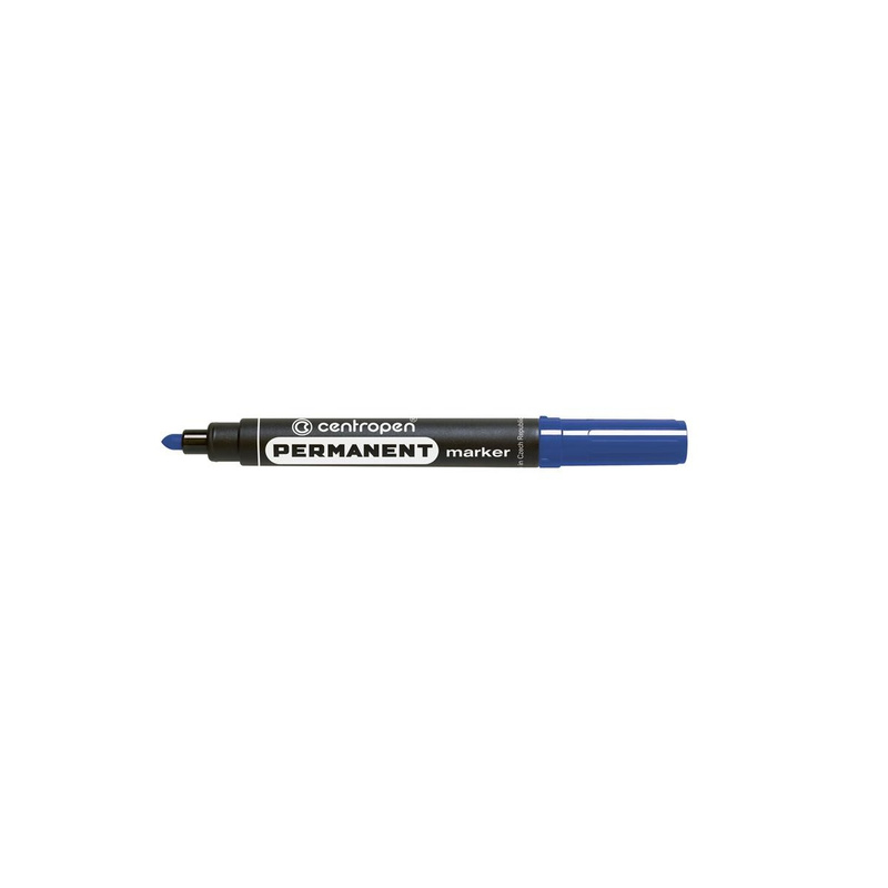 Маркер CENTROPEN перманентний 8566 2,5 мм синій (8566.03)